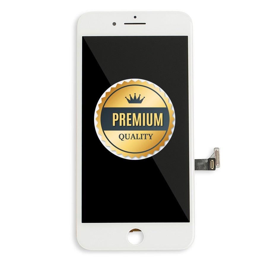 Replacement iPhone 7 Plus LCD & Touch Screen White with Back Metal Plate (Premium Quality) - Best Cell Phone Parts Distributor in Canada Replacement iPhone 7 Plus LCD & Touch Screen White with Back Metal Plate (Premium Quality) - Best Cell Phone Parts Distributor in Canada